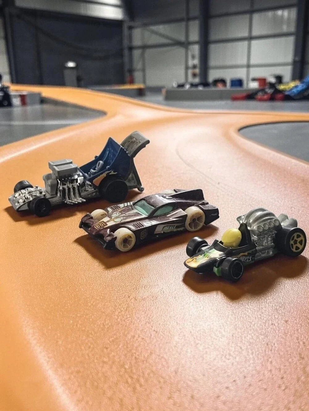 (Lot Of 3) Assorted Hot Wheels Boomer Dragster/bFormul8r/ Head Starter/Die-Cast